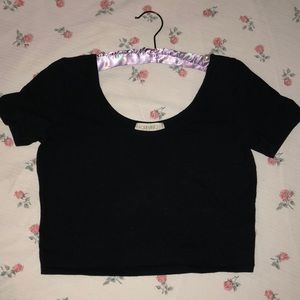 New Black Forever Crop Top